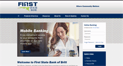 Desktop Screenshot of fsb-britt.com